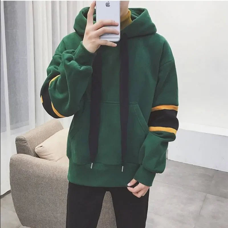 Sweatshirts for Men Loose Warm Winter Man Hoodies Welcome Deal Luxury Sweat Shirt Cotton Simple New In Designer Autumn Emo Cheap