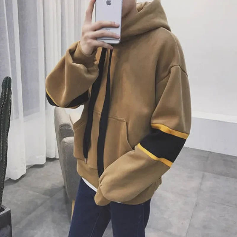 Sweatshirts for Men Loose Warm Winter Man Hoodies Welcome Deal Luxury Sweat Shirt Cotton Simple New In Designer Autumn Emo Cheap